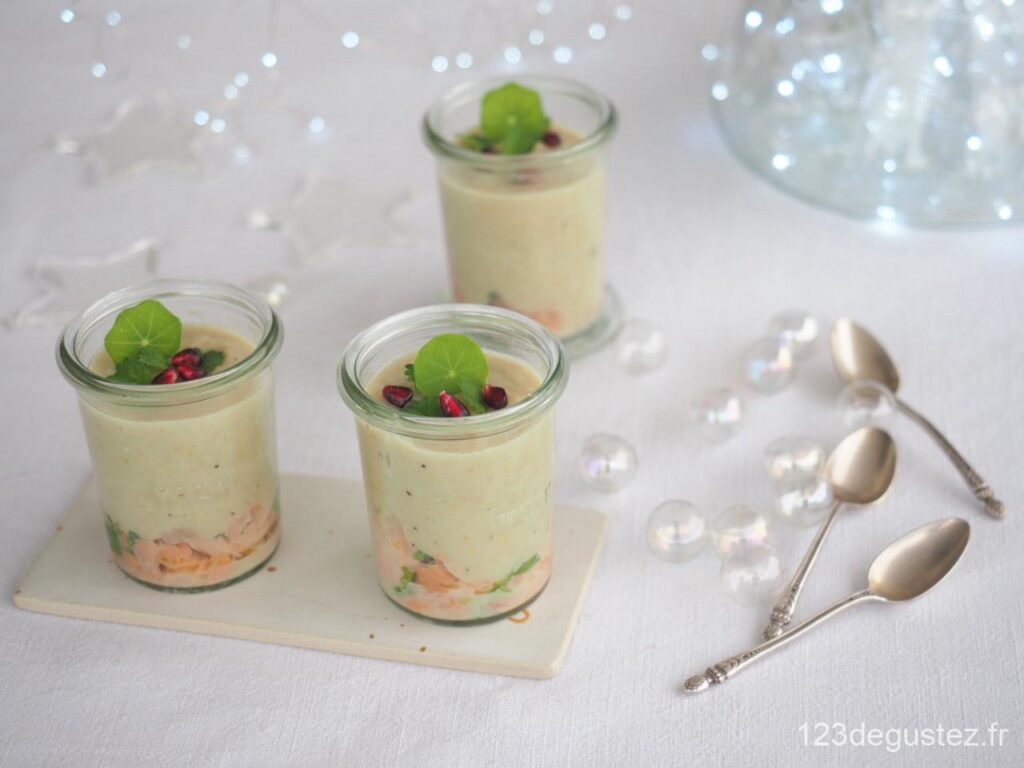 Crème d'endives à la truite fumée