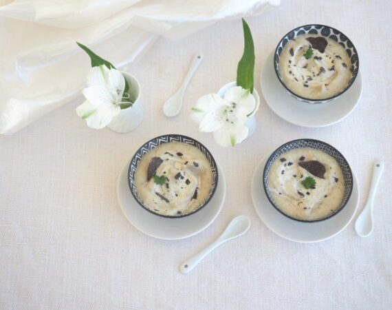 velouté de céleri aux truffes
