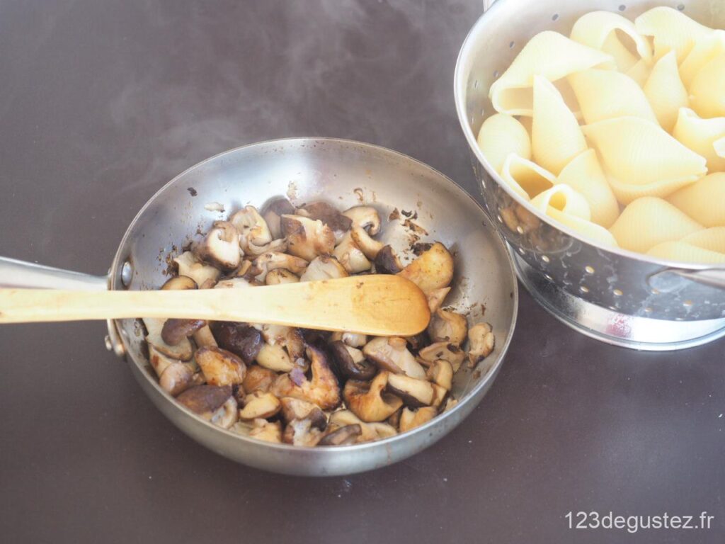 conchiglioni farcis au poisson