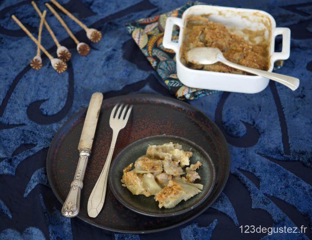 gratin de cardons à la moelle