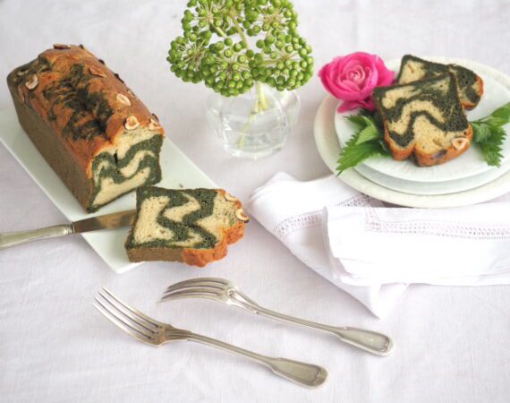 cake marbré aux orties