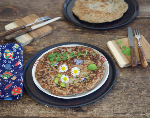 galettes aux oignons nouveaux