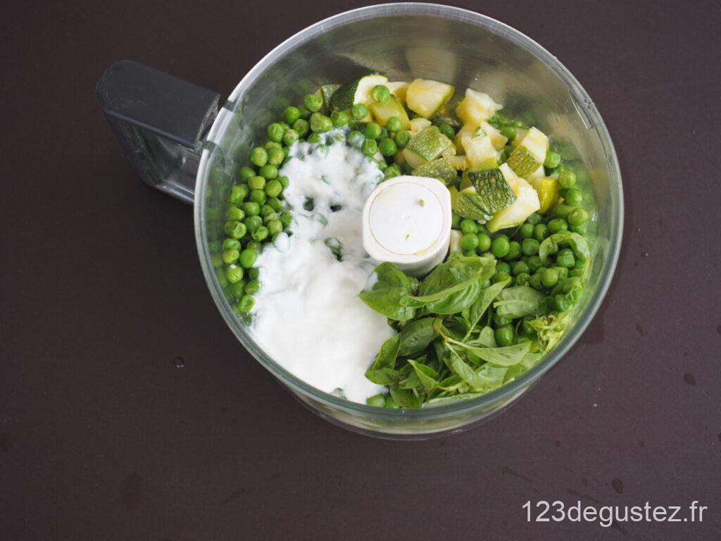 gaspacho vert au basilic