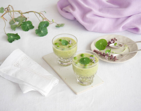 gaspacho vert au basilic