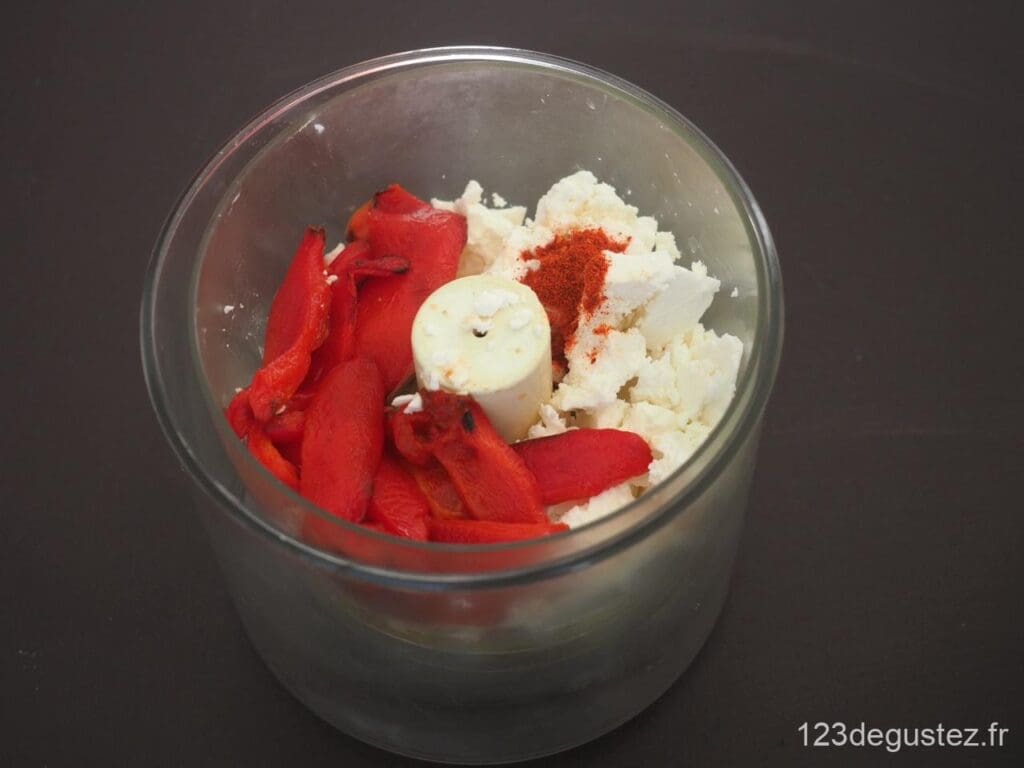 Tartinade de féta pimentée