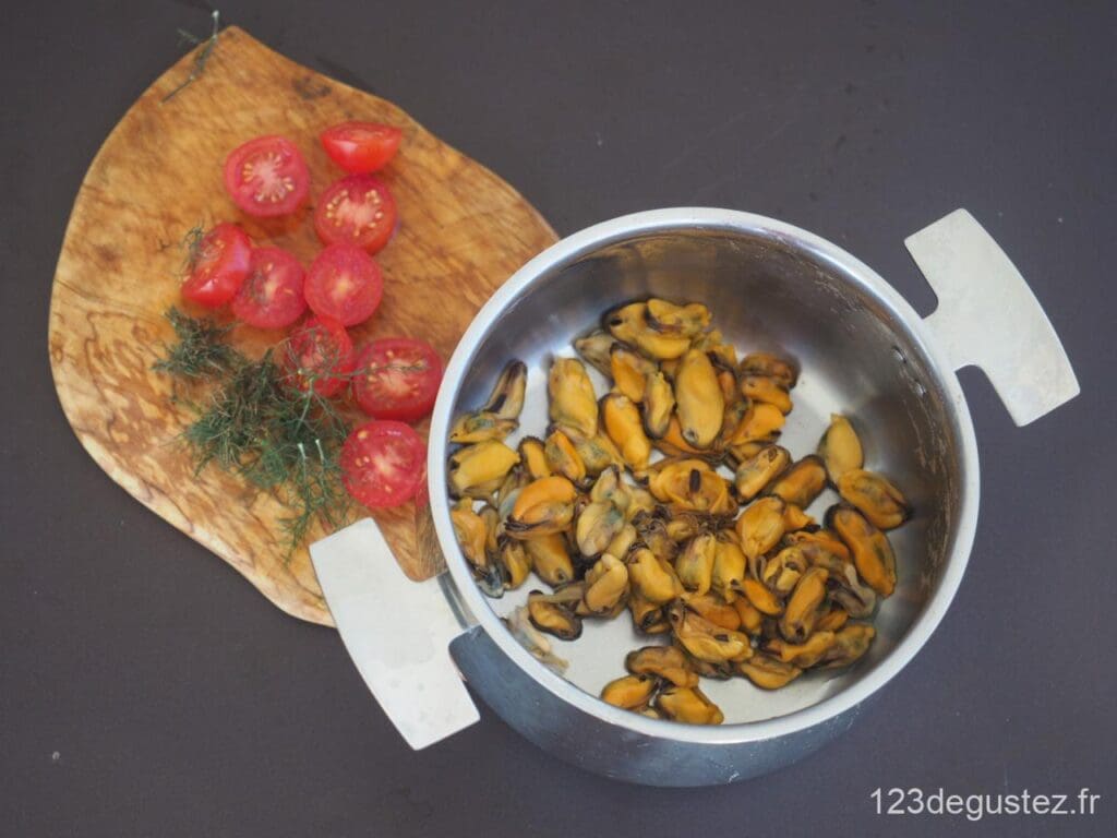 moules à la grecque