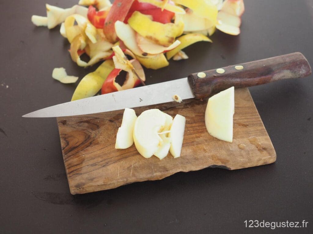 Pommes confites caramel beurre salé