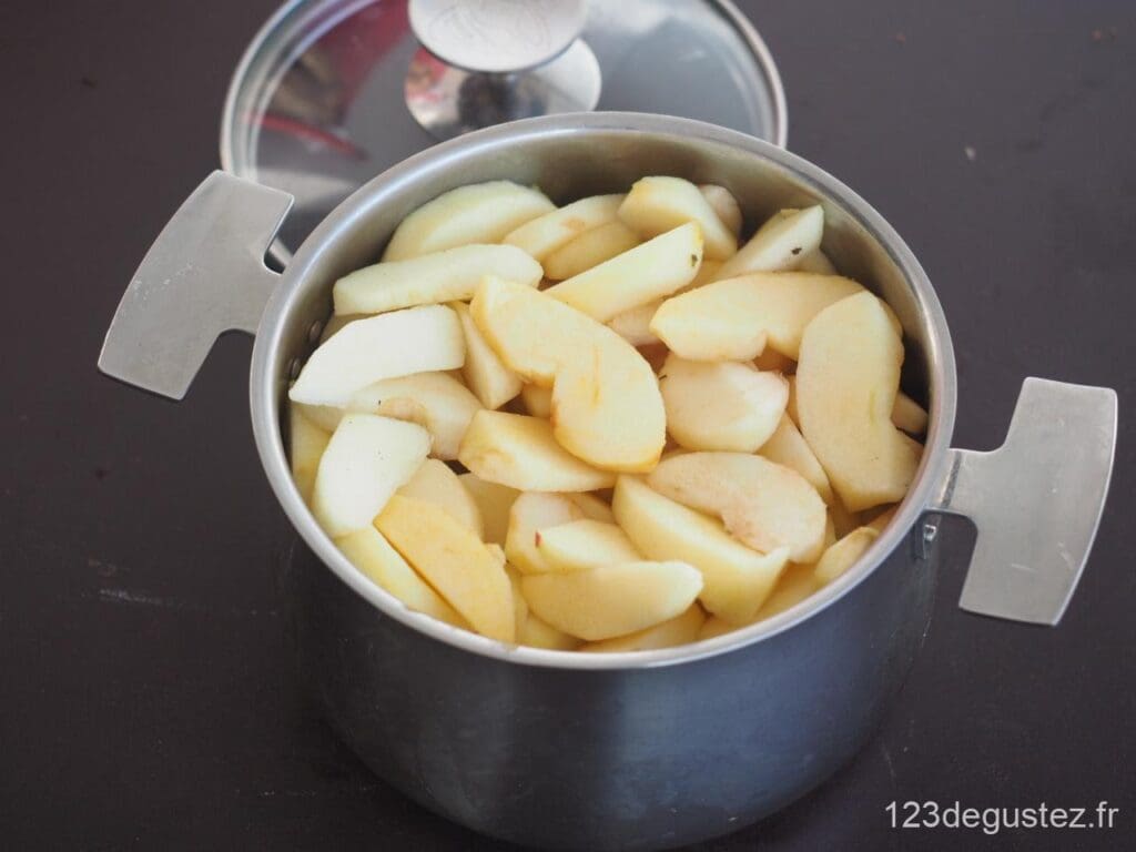 Pommes confites caramel au beurre salé