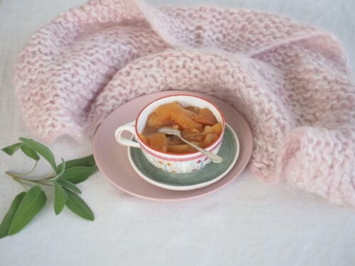 Pommes confites caramel beurre salé