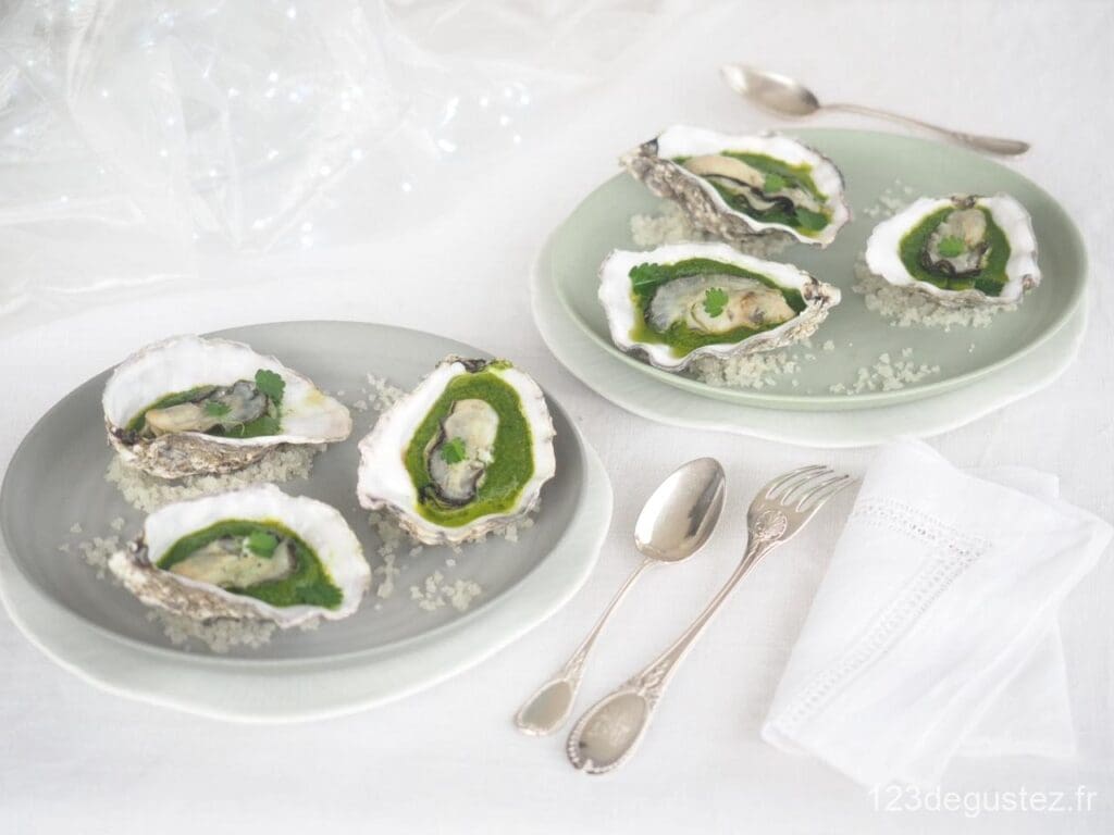 Huitres au cresson
