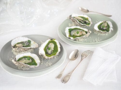 Huitres au cresson