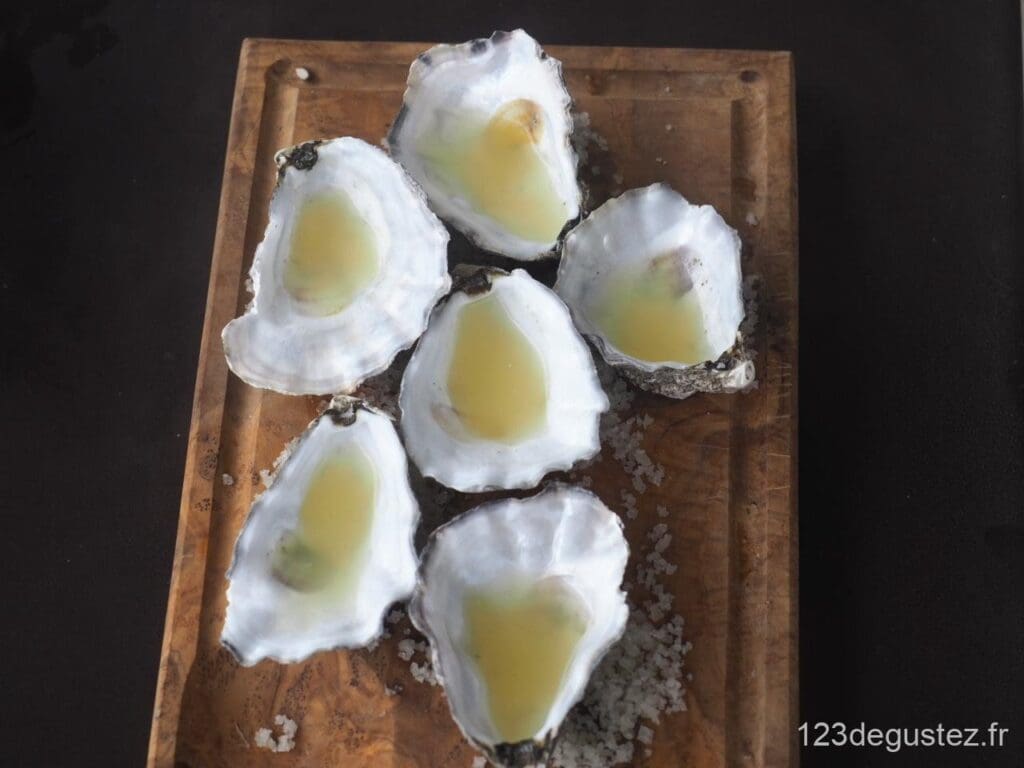 Huitres au cresson