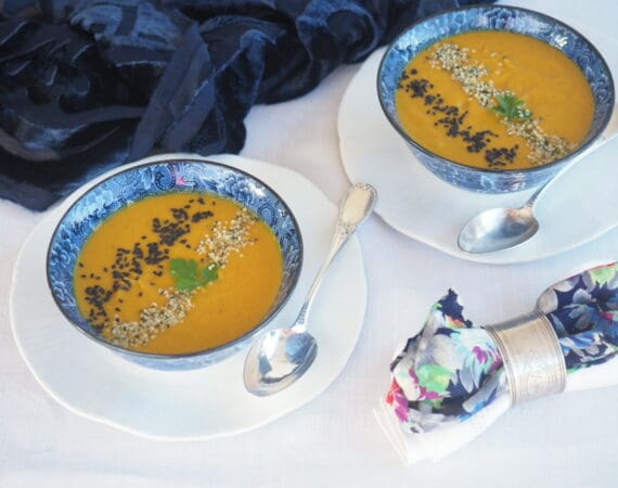 soupe lentille corail à l'orientale