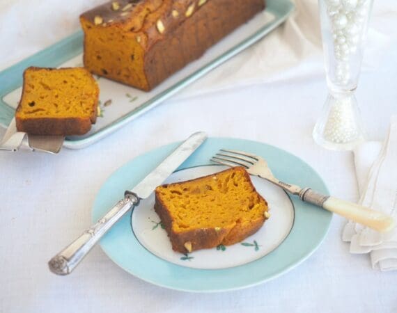 cake potimarron et cèpes