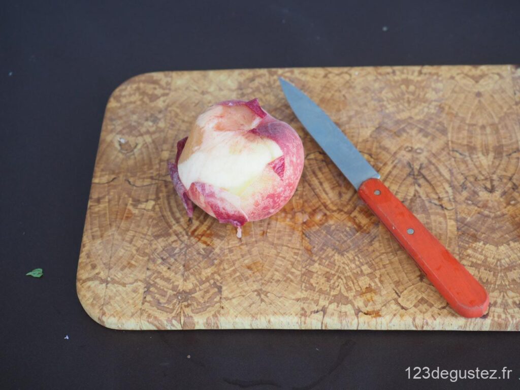 soupe de pêches au basilic