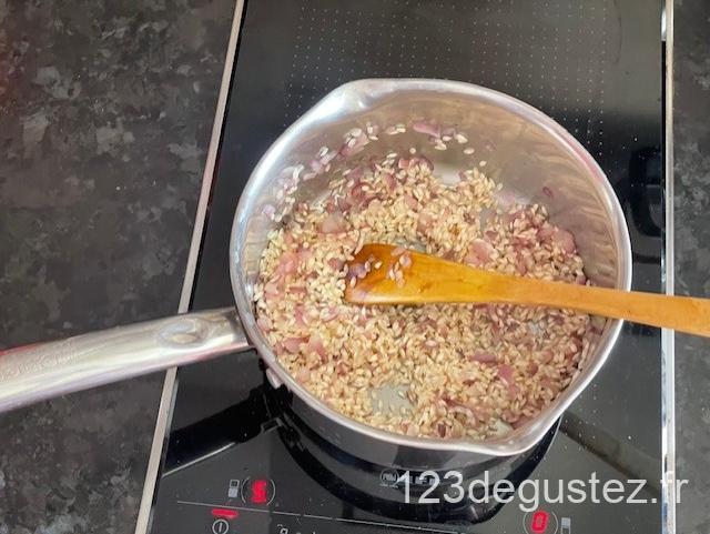 risotto aux myrtilles