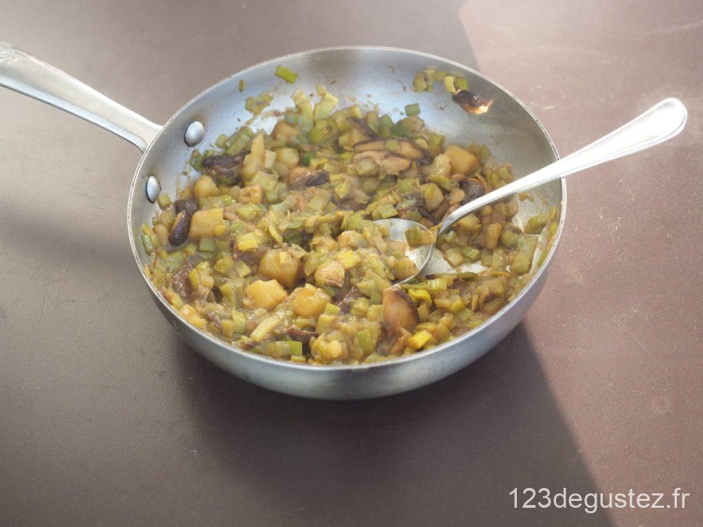 soupe légumes champignons