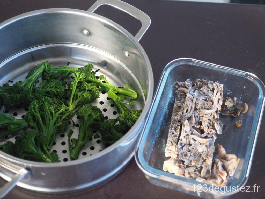 Champignons sauvages aux ravioles