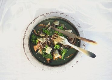 Champignons sauvages aux ravioles