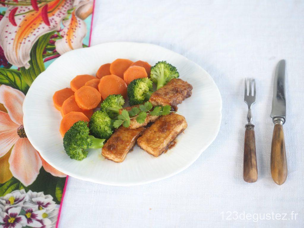 tofu croustillant sucré salé