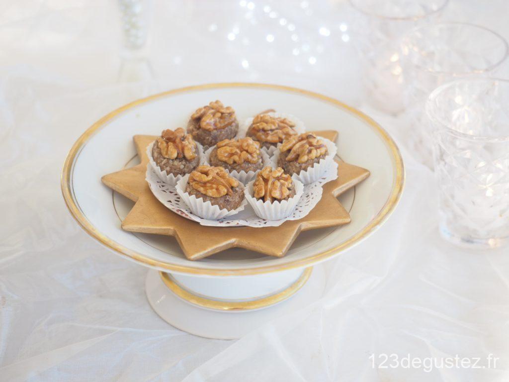 bouchées aux noix caramélisées