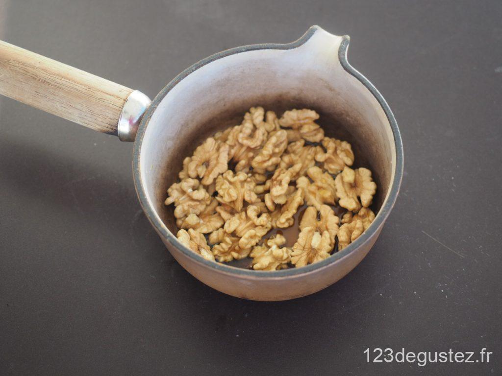 bouchées aux noix caramélisées