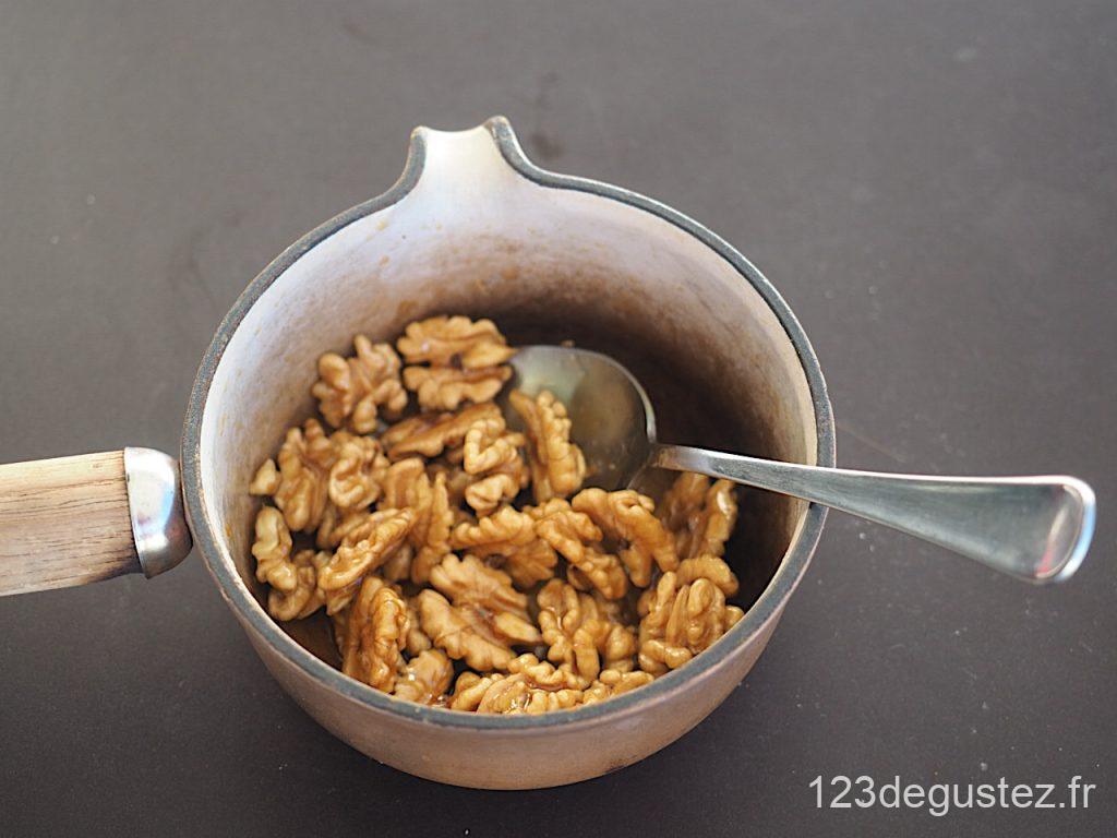 bouchées aux noix caramélisées
