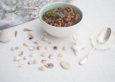 Soupe de lentilles aux calamars