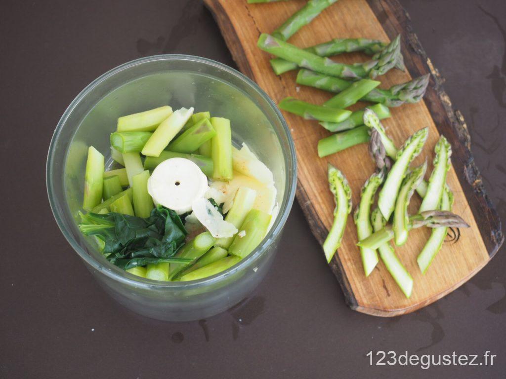 Fan vert aux asperges