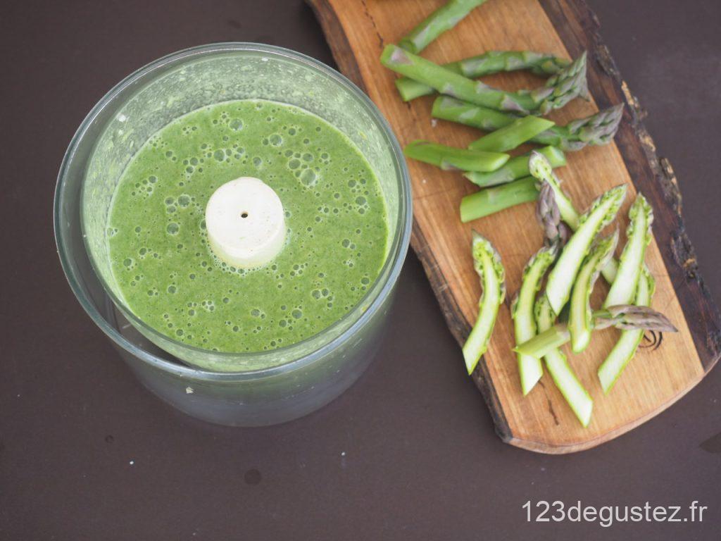 Fan vert aux asperges