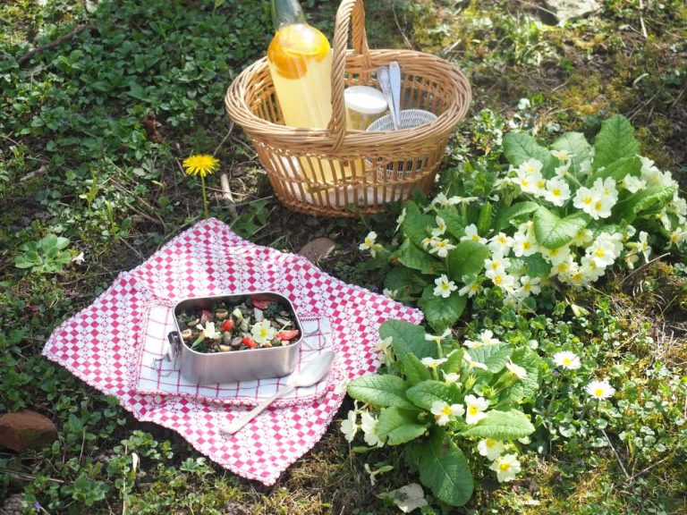 salade de lentilles épinards et truite