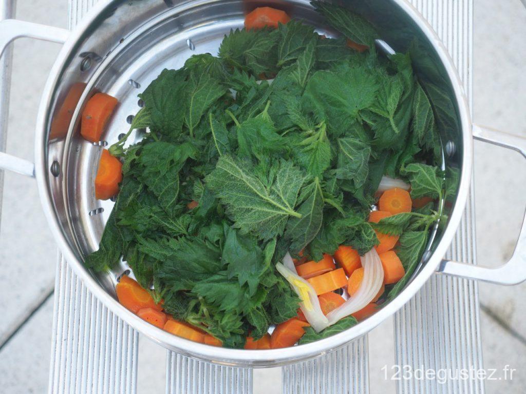 soupe froide aux orties
