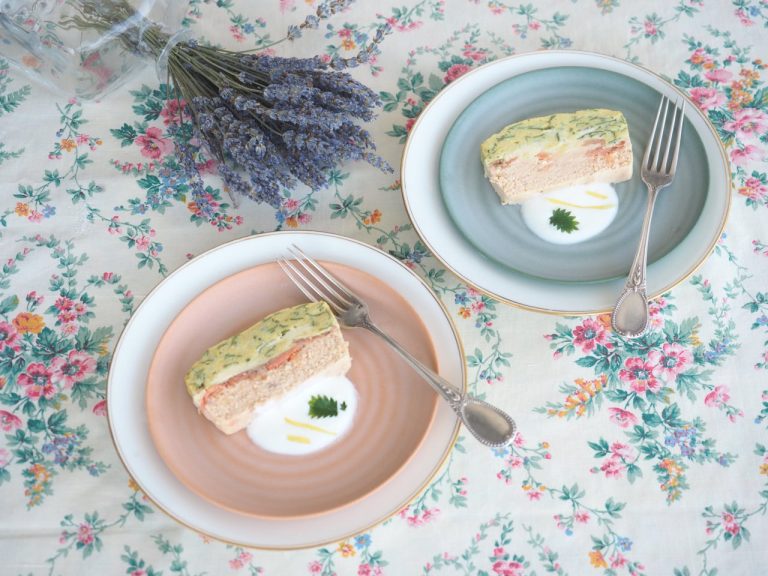 Terrine truite et courgette
