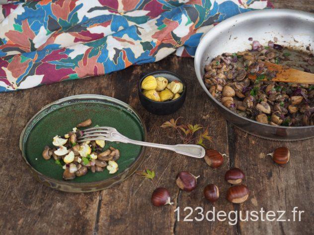 poêlée de champignons